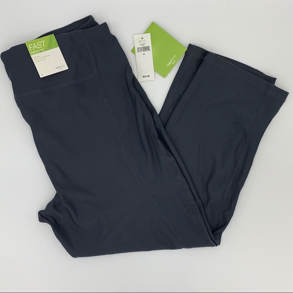 Gap Body Gray Capri Legging Mid Rise
